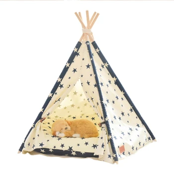 

Four Seasons Washable Cat Kennel Spring And Summer Cool Nest Ins Pet Tent Small And Medium-sized Dog Teddy Pet House