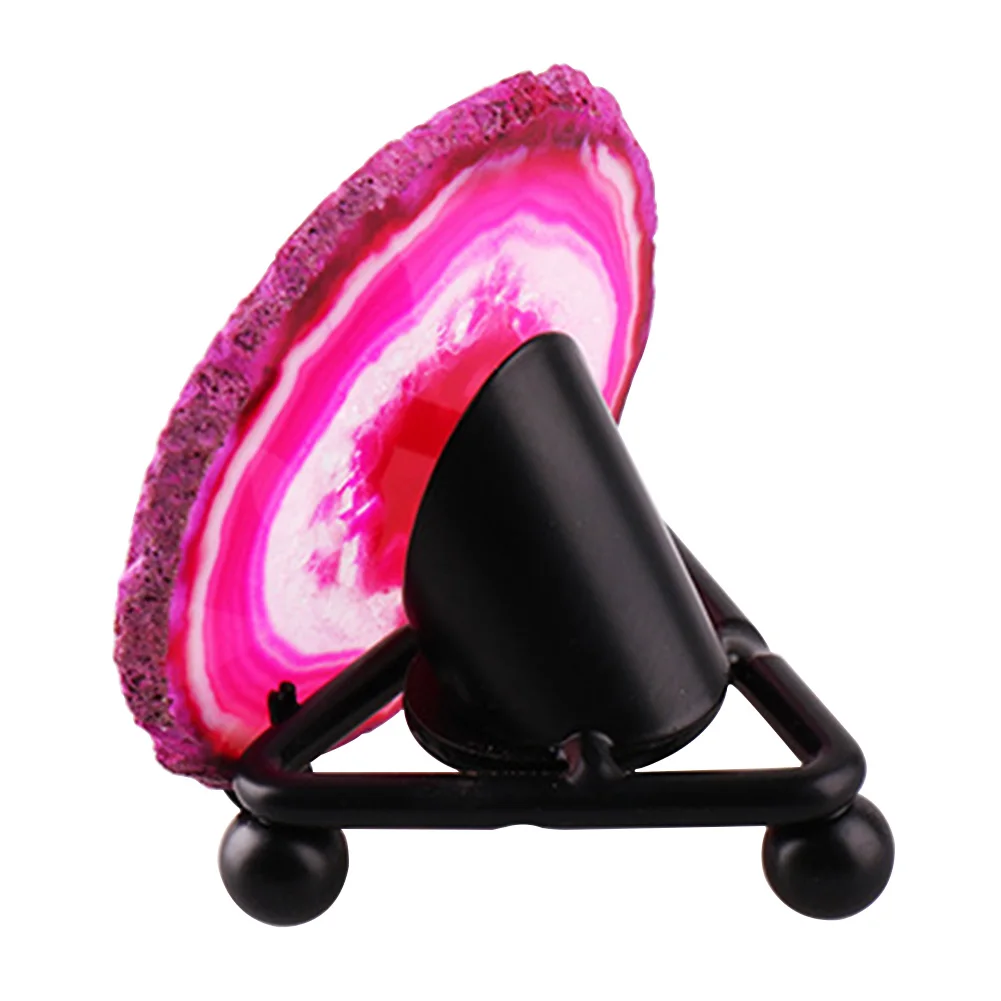 

Table USB Charging Gift Home Energy Saving Festival Agate Slices Colorful LED Romantic Decorative Desktop Craft Mini Night Light