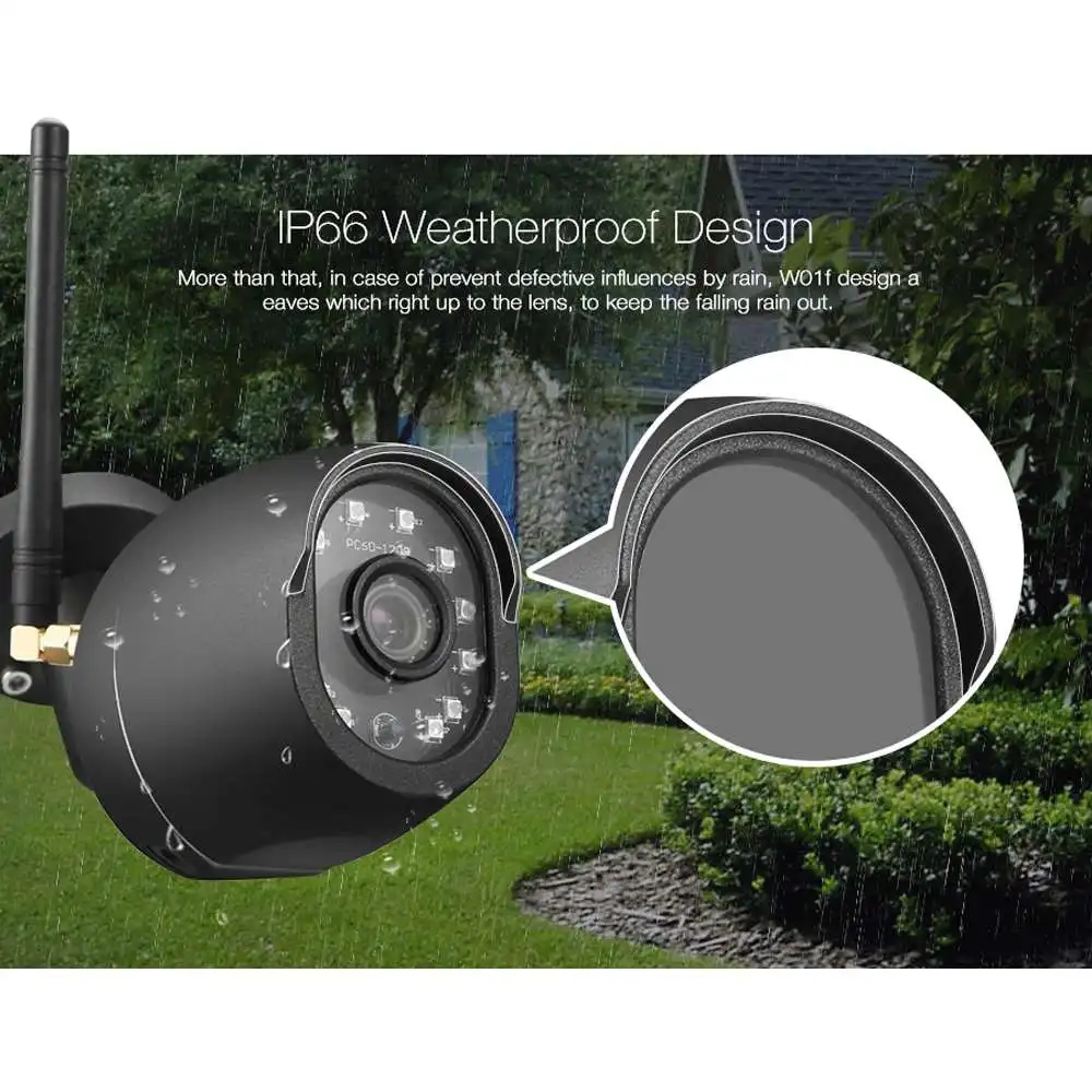DIGOO DG-W01f система видеонаблюдения 720P наружная ip-камера видеонаблюдения Система видеонаблюдения комплект видеонаблюдения Водонепроницаемая wifi ip-камера безопасности