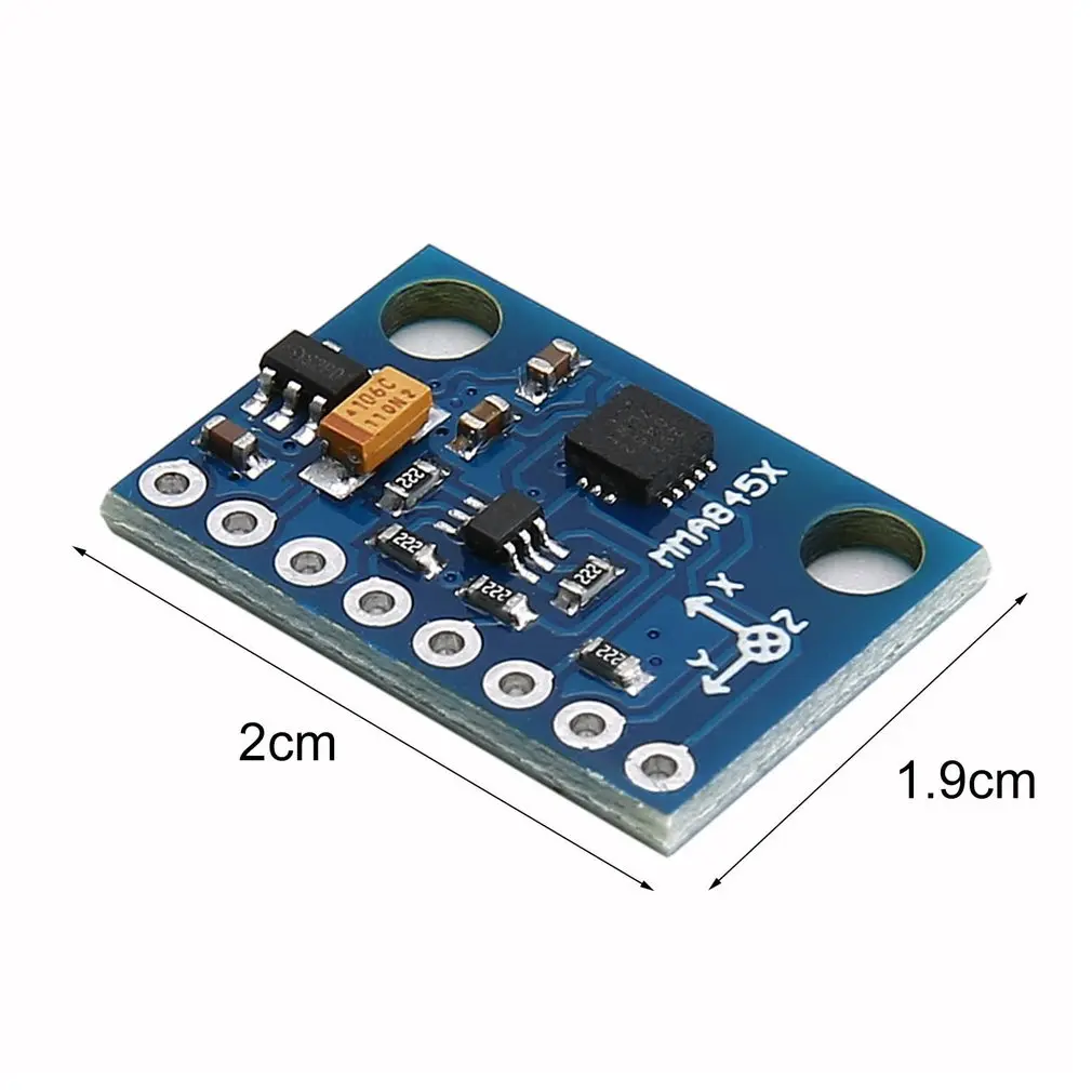 MMA8452 модуль датчика акселерометра щит для Arduino Точность наклона 14BIT Цифровой Трехосевой акселератор модуль GY-45