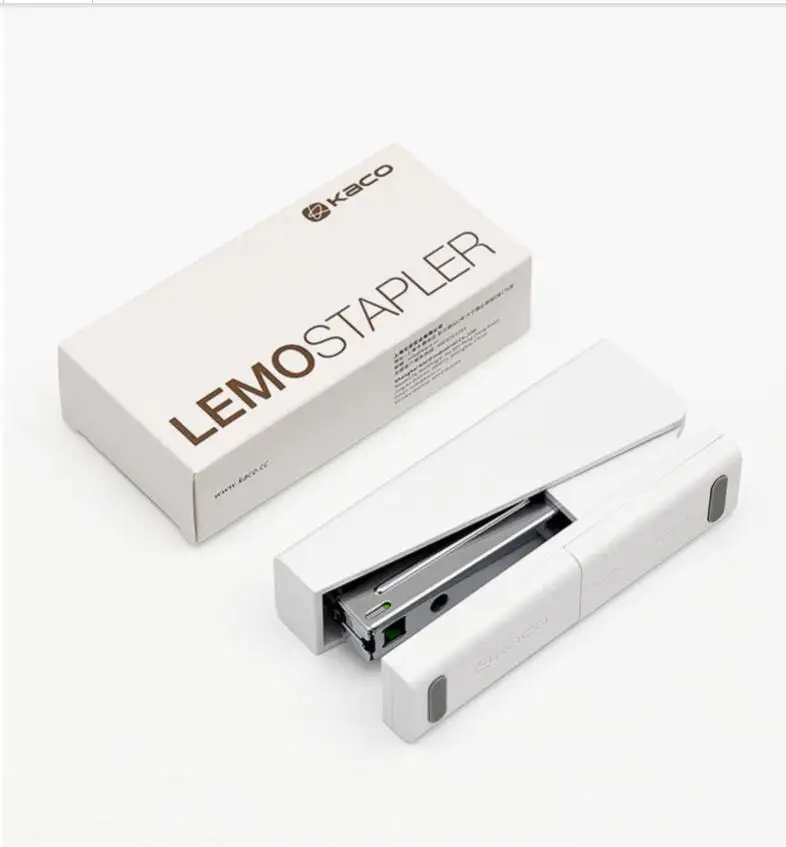 Youpin Kaco LEMO Stapler With 100pcs Staples for Office Business Accessories School Student Stationery Supplies Use push stapler,hand stapler