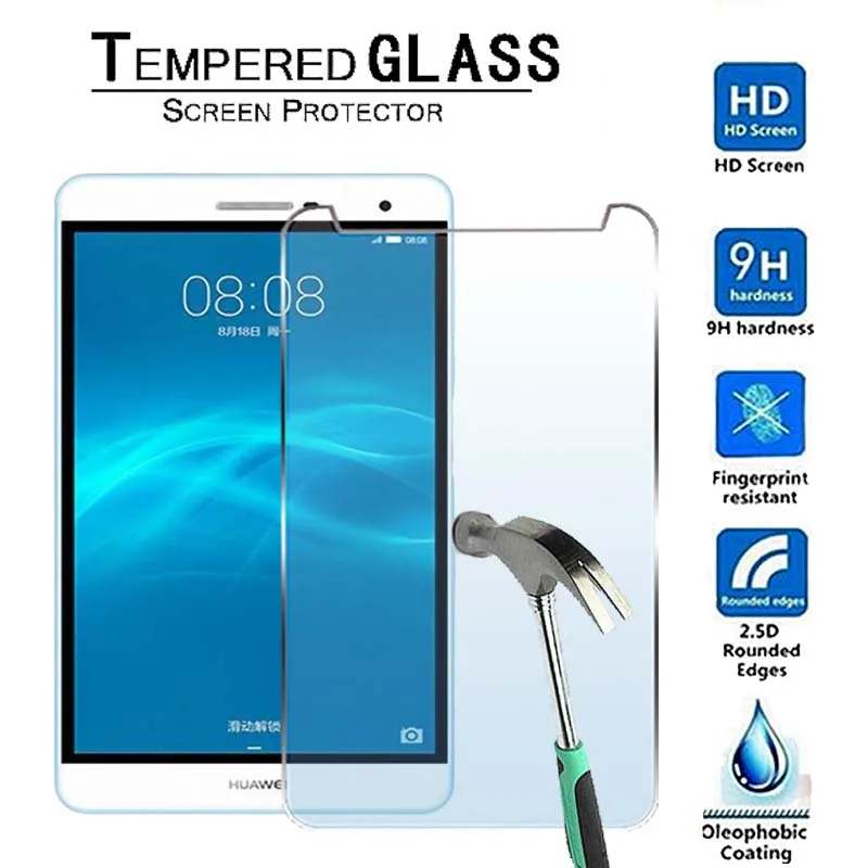 

For Huawei MediaPad T2 7.0 PRO-Premium Tablet 9H Tempered Glass Screen Protector Film Protector Guard Cover