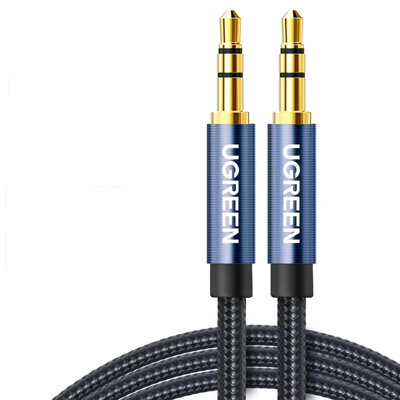 Ugreen Cable  Aux Jack Audio Gold Plated 3.5MM Male Line For iPhone Car Headphone Speaker Auxiliary