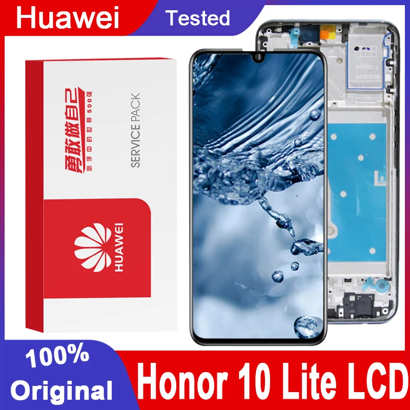 Оригинальный сменный ЖК дисплей 6 21 дюйма для Huawei Honor 10 Lite сенсорный экран с дигитайзером в сборе