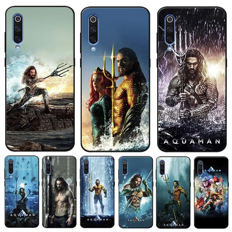 Чехол Aquaman для xiaomi mi 10 pro 9 9t se 8 pocophone f1 a3 mix 3 Прозрачный мягкий силиконовый чехол