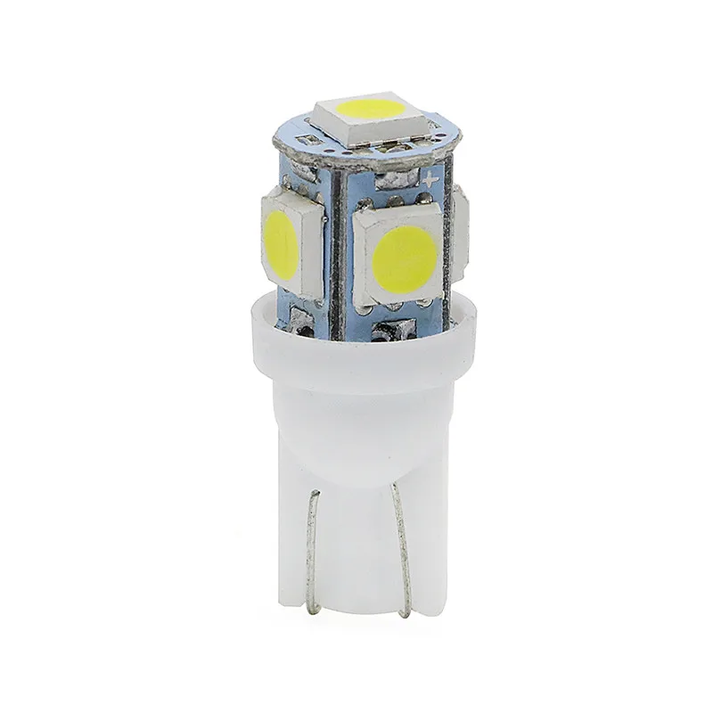 10/15/20 шт. лампы T10 5050 W5W 5SMD 194 168 белый автомобиль клиновидные боковые Хвост сигнальные лампы светильник светодиодный лампы 12V 0,8 W фары для автомобилей Подсветка салона