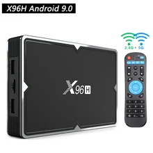 X96H Android 9,0 Смарт ТВ коробка 4 Гб DDR3 64 Гб Allwinner H603 2,4 ГГц Wi-Fi 100 Мбит/с USB3.0 поддерживает 6K медиаплеер set top tv Box