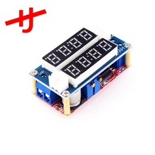 2 em 1 xl4015 5a potência móvel cc/cv step-down módulo de carga led driver voltímetro amperímetro tensão constante atual