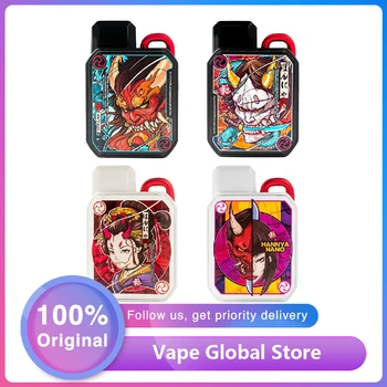 

Original Vapelustion Hannya Nano Pod Kit with 600mAh Battery & 2ml Pod & 1.2ohm coil Pod system vs Drag Nano/ Vinci X/ Aegis Pod