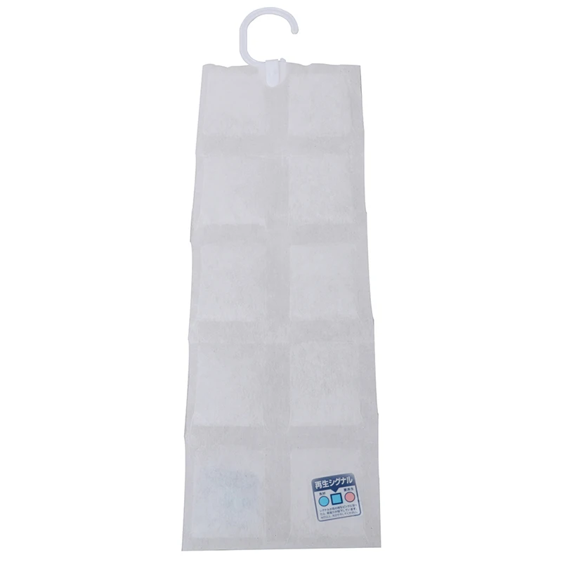¡Caliente! 10 rejillas bolsas deshumidificadoras absorbentes de humedad para colgar armario higroscópico antimoho desecante agente de secado doméstico