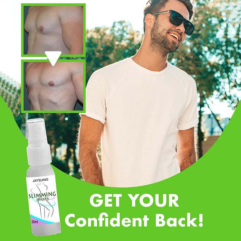 Gynecomastia Reduction Cellulite Spray Men's Muscle Accelerator Sprayer 30ml Natural Extracts for Tightening Muscle TUE88 muscle spray