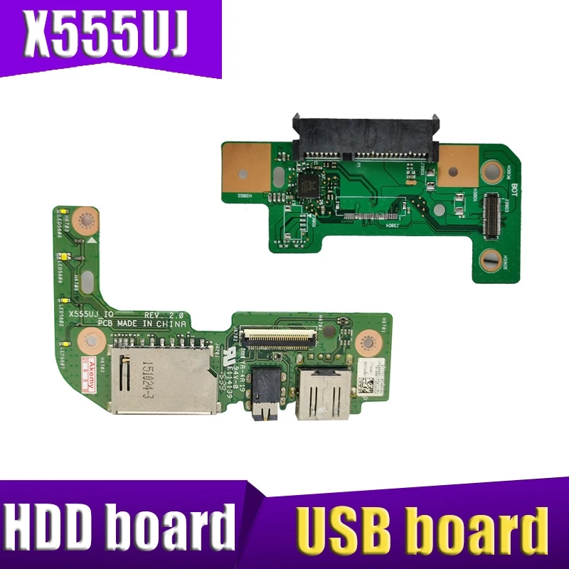 HDD плата ввода вывода USB доска для ASUS X555U X555UJ X555UV X555UQ X555UF K555U A555U FL5800U|Компьютерные