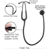 Professional Doctor Medical Stethoscope Heart Lung Cardiology Single Head Stethoscope Nurse Student Vet Medical Equipment Device ► Photo 2/6