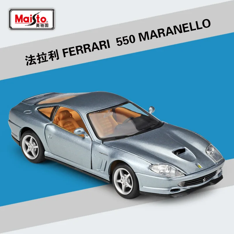 

Модель автомобиля из сплава Bburago 1:24 FERRARI 550 MARANELLO, коллекционная игрушка в подарок