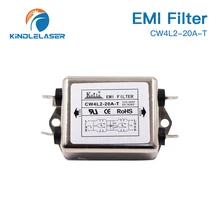 

KINDLELASER Power EMI Filter CW4L2-10A-T / CW4L2-20A-T Single Phase AC 115V / 250V 20A 50/60HZ for Co2 Laser Engraving Machine