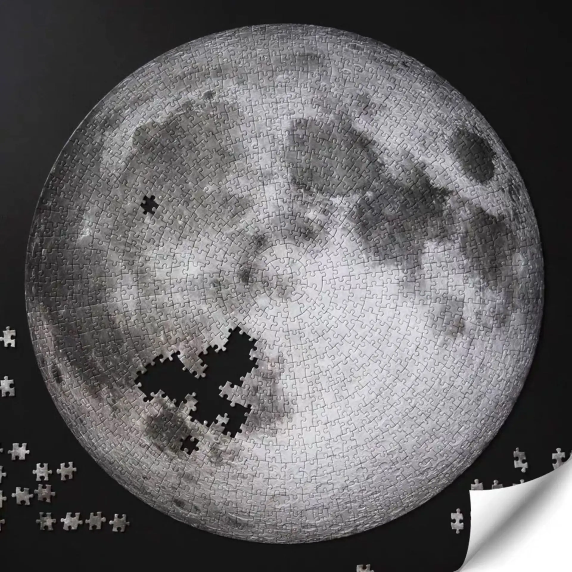 

The Moon And Earth Puzzle 1000 Pieces Difficult for Adult Jigsaw Puzzle Toys Educational Toys Kids Gifts 1000pcs The Moon Puzzle
