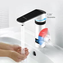 3000 Вт Мгновенный Электрический кран, водонагреватель, быстро нагревающийся кран, кухонный кран с температурным дисплеем, горячая холодная вода, двойное использование, 220 В