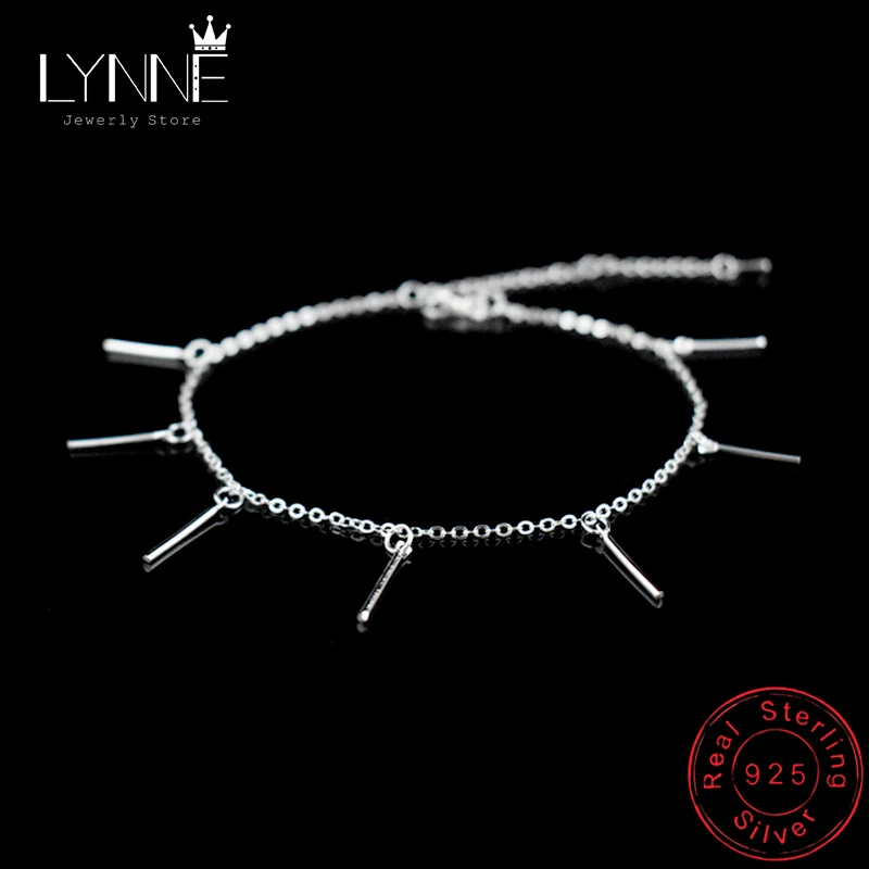 Женский браслет на ногу из серебра 925 пробы с подвеской в виде моста|fashion anklet|anklets