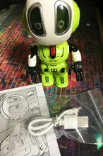 Robot inteligente que habla para niños, juguete educativo de Robot humanoide con sensor inductivo