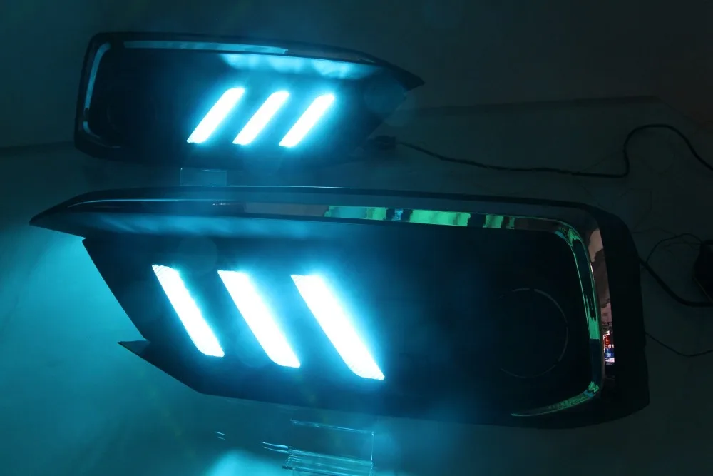 1 комплект фар бампера автомобиля для Honda Civic дневной свет 2020y автомобильные аксессуары, СВЕТОДИОДНЫЙ DRL фары для Civic противотуманные фары
