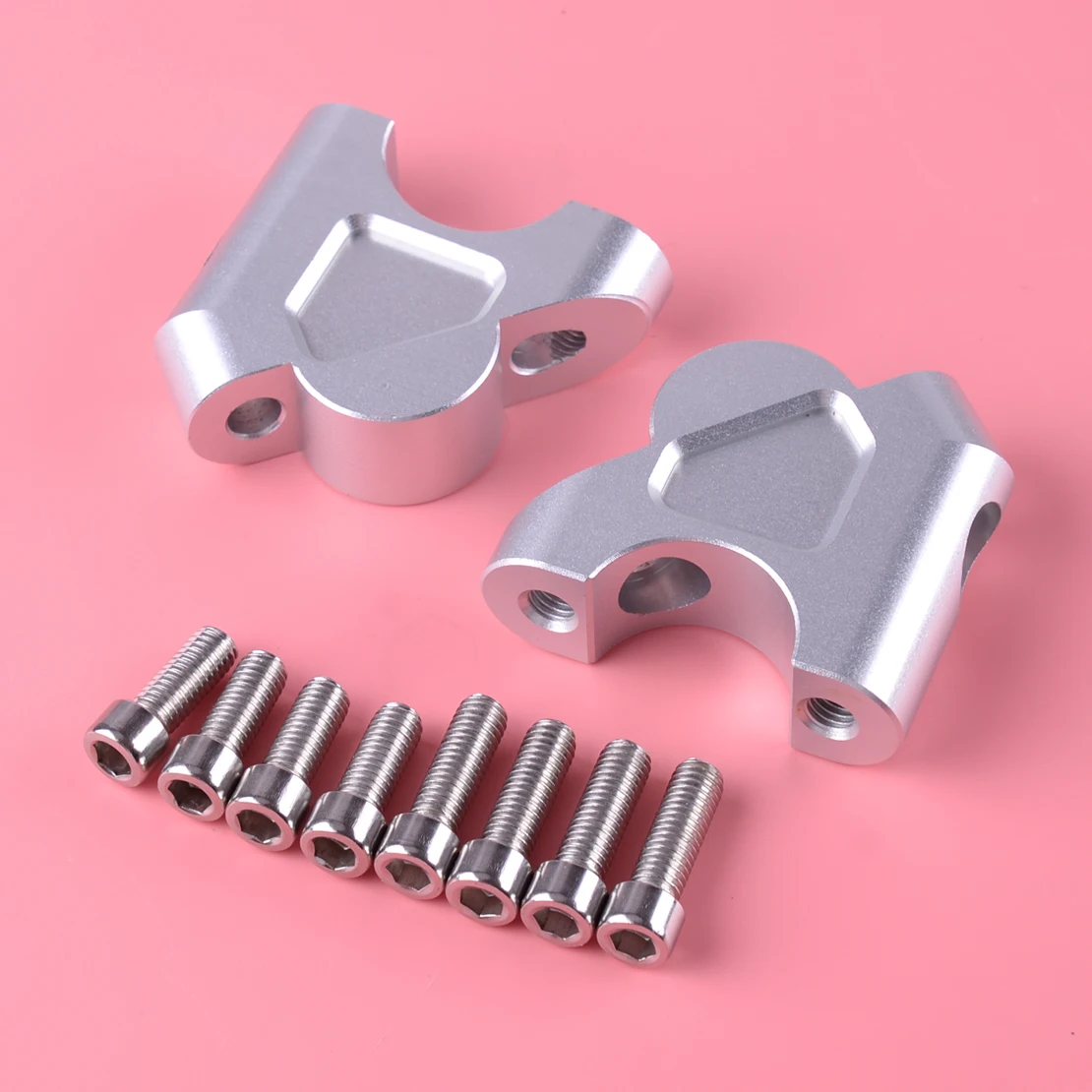 Beler 2pcs мотоцикл руль стояк Крепление зажим натяжитель Кронштейн подходит для BMW R1200GS LC ADV Rallye R1250GS 1G13(K50