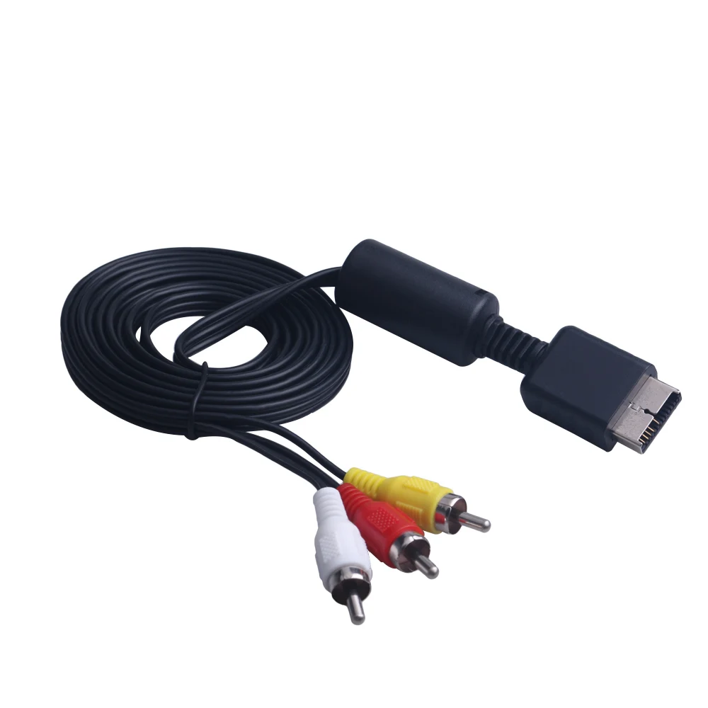 Audio Video av cable Game Composite 3 RCA Copper Wire for Sony Playstation1 2 3 PS1 PS2 PS3 Console