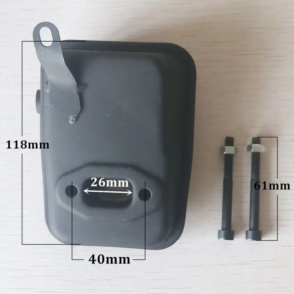 Muffler & muffler bolt For CG430 1E40F-5 40-5 Trimmer brush cutter