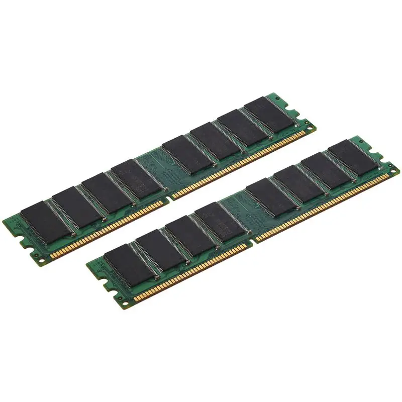 2x1 ГБ PC3200 без ECC DDR 400 МГц высокая плотность памяти 184-pin DIMM RAM | Компьютеры и офис