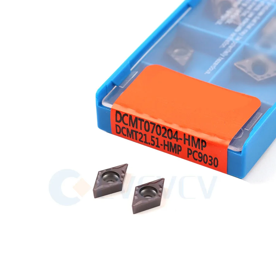 DCMT070204-HMP NC3020 NC3030 PC9030 вставки карбида металла с ЧПУ Токарный инструмент для
