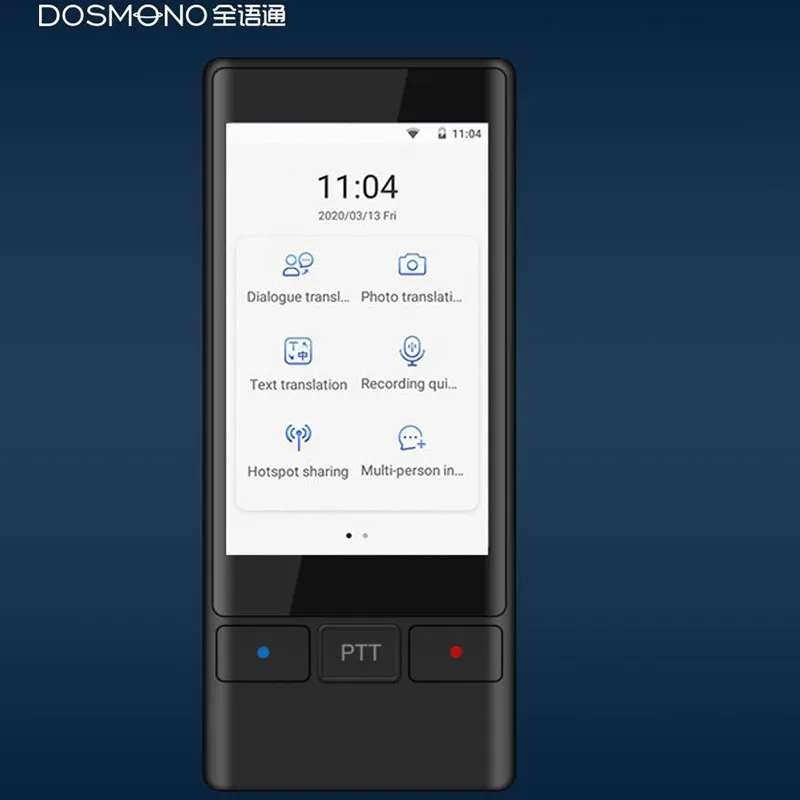 Смарт-переводчик DOSMONO T8 с мгновенным голосовым сканированием и поддержкой Wi-Fi
