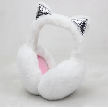 

2019 New Arrival Ladies Girls Hair Band Earmuffs Cute Cat Ears Bowknot Furry Ear Muffs Comfy Soft Outdoor Winter AD0889