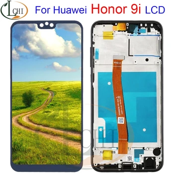

Original For Huawei Honor 9i 2018 LCD Display Honor 9N Touch Screen Digitizer With Frame Replacement Honor 9i LLD-AL30 LLD-AL20