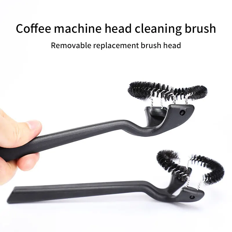 

51/58mm Coffee Machine Cleaning Brush Coffee Maker Espresso Group Head Cleaning Round Brushes Barista Grinder cleaning Tools