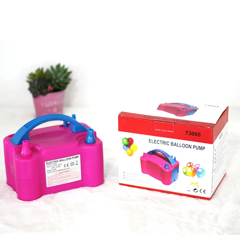 

Electric Inflator Diplopore Blowing Balloons Machine Air Pump Portable Machine Pumping Ball Tool Household Inflatable