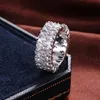 Elegant Female 925 Sterling Silver Big Water Drop Zircon Stone Ring Finger Rings For Women Promise Love Valentine's Day Gifts ► Photo 3/6