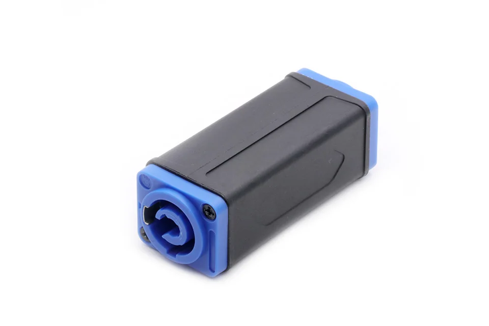 Description Picture 6 of item1pc New Arrival LED PowerCon AC Coupler Adapter Extender connector High quality Speakon Panel mount straight adapter