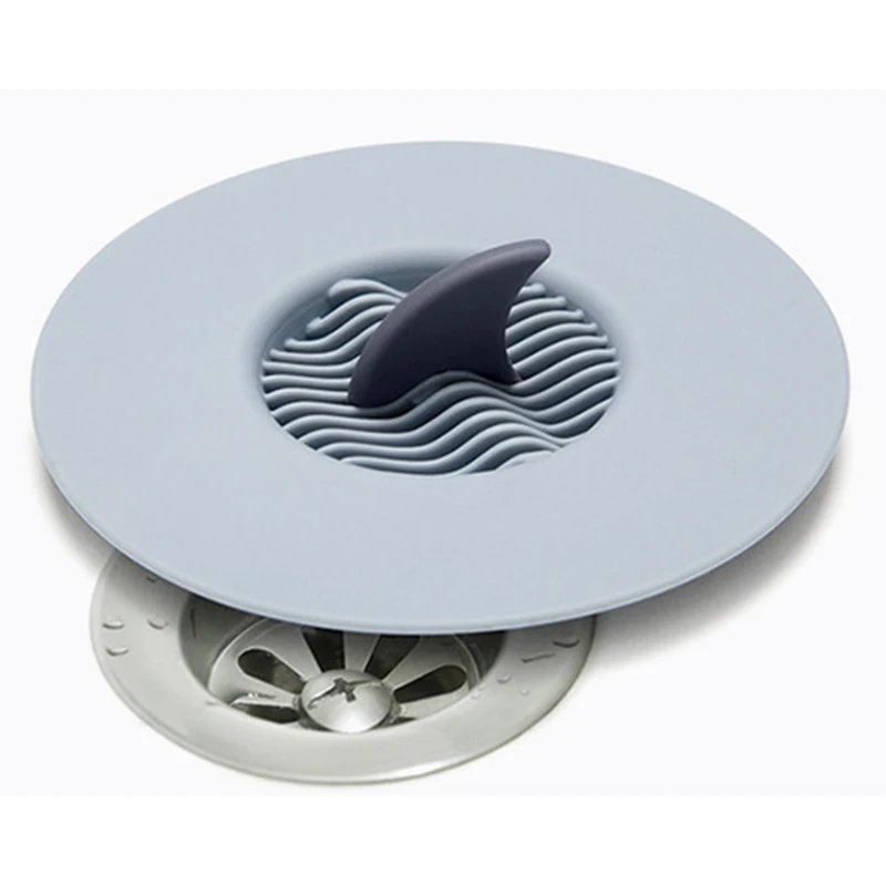 2 Pcs TPR Kitchen Sink Strainer Bathroom Shower Drain Cover Sewer Hair Filter Strainer OCT998