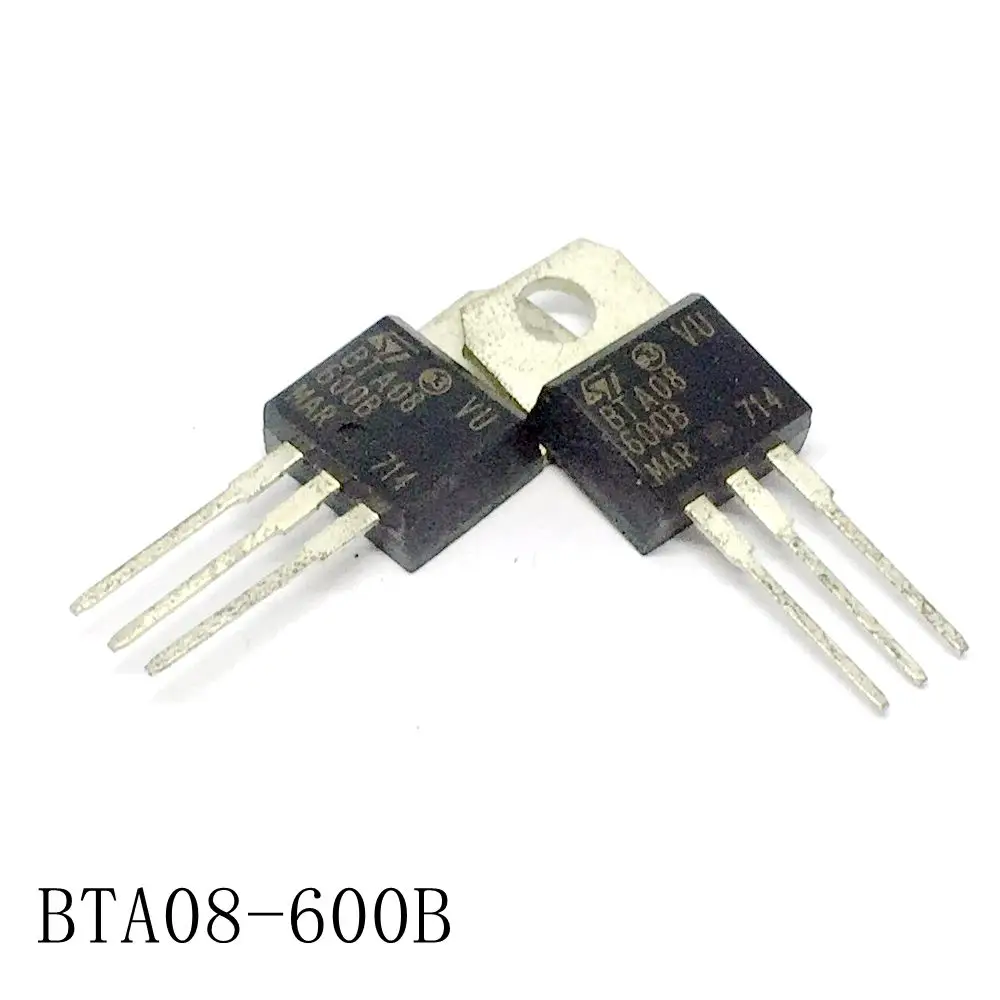 Chanzon 10 Stück BTA06-600C TO-220 Triac 6A Transistor