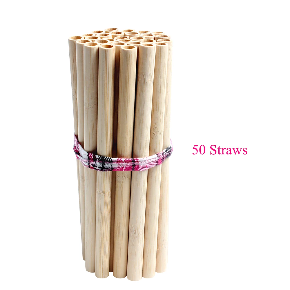 50 Unidades pacote Natural Carbonizado Bambu Biodegradável