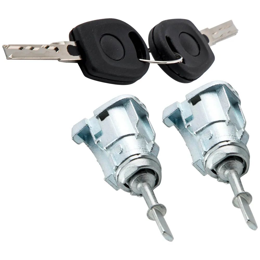 Lock Cylinder With 2 Keys Front Left Right For VW Golf 4 Mk4 604837167