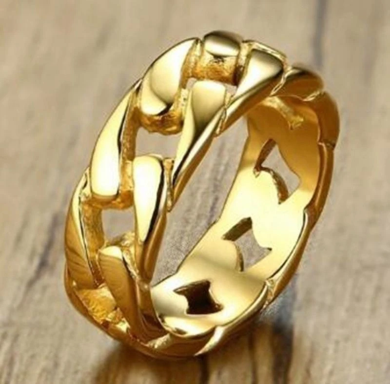 Punk Hollow Ring Silver Unisex Nail Ring Hip Hop Style_voghion.com