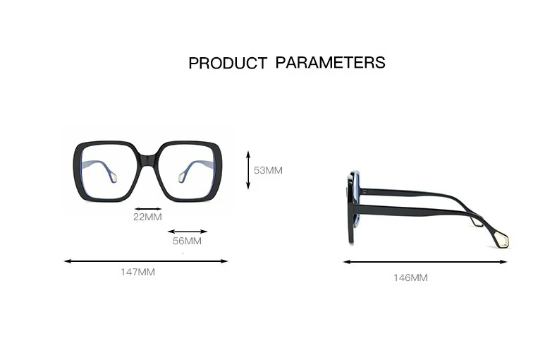 QPeClou, негабаритные квадратные очки, оправа для женщин и мужчин, винтажные оптические компьютерные прозрачные очки, мужские очки, оправа UV400