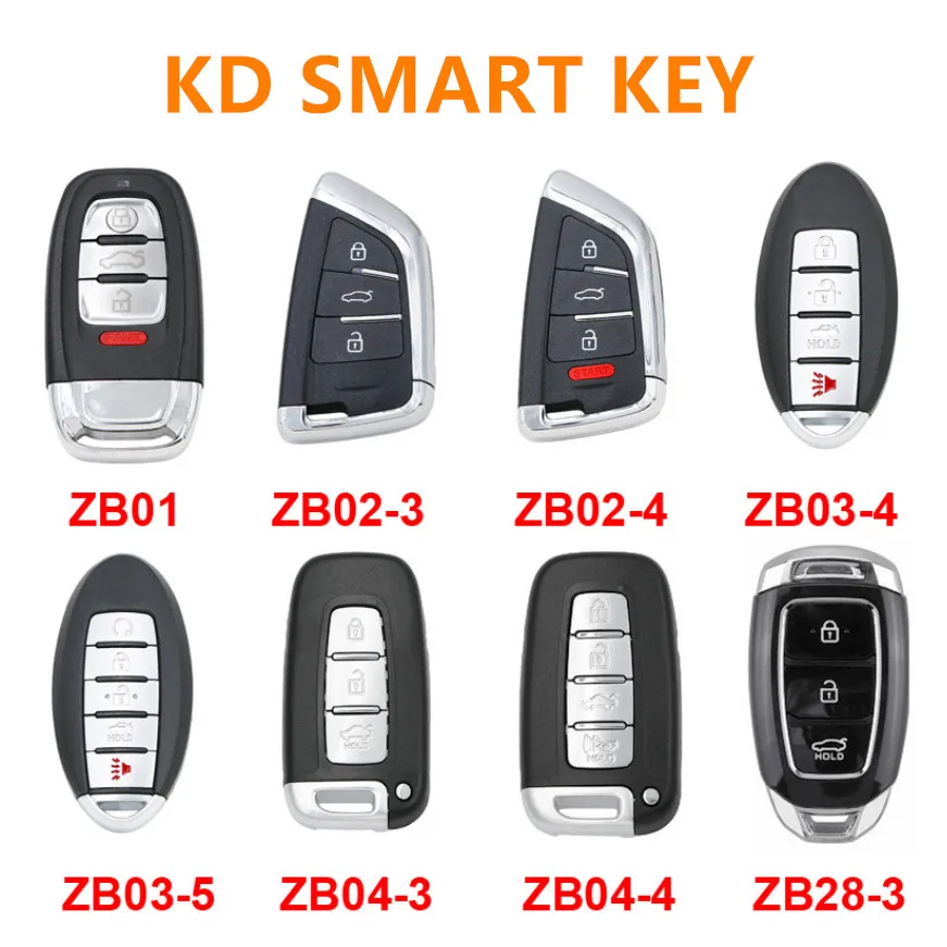 5 шт. смарт ключ KD ZB ZB01 ZB02 ZB03 ZB04 пульт дистанционного управления без ключа для ДУ BMW