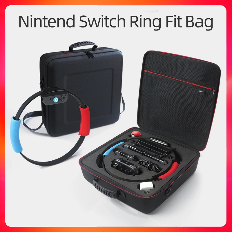 Nintendo Switch Ring Fit Bag EVA Protective Case for Nintendo Switch Accessories Ring Fit Carrying Case Shockproof Case Box