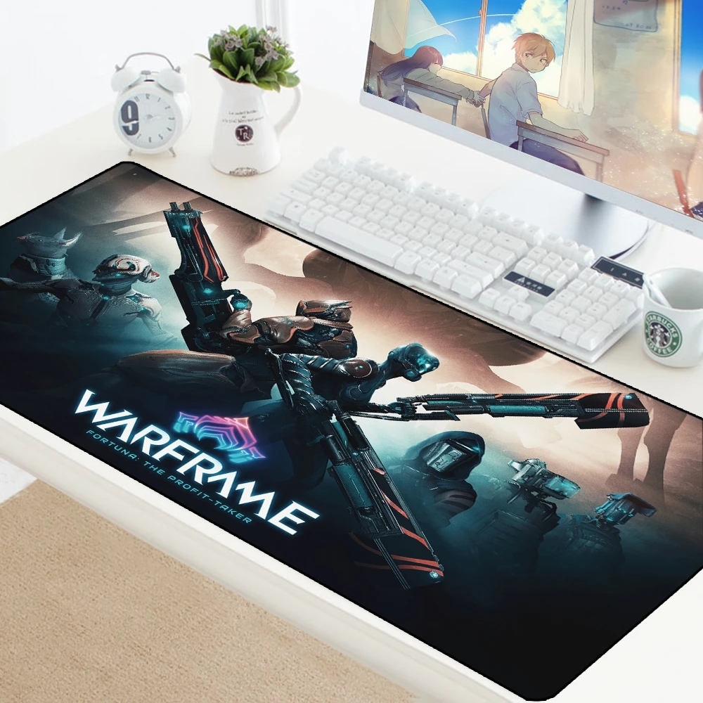 Warframe Mousepad Gaming Mouse Pad big Gamer Mat Boy Gift Game Computer Desk Padmouse Desktop Acces