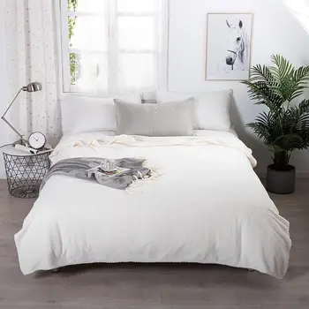 

30 Thickened Coral Fleece Bedding Blanket Soft Warm Sofa Bed Cover Blanket Outdoor Travel Aircraft Train Throw Blanket