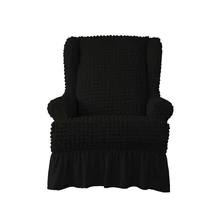 Wingback чехол на стул протектор Slipcover стрейч юбка стиль грязестойкий красный/серый/черный чехлы на стулья