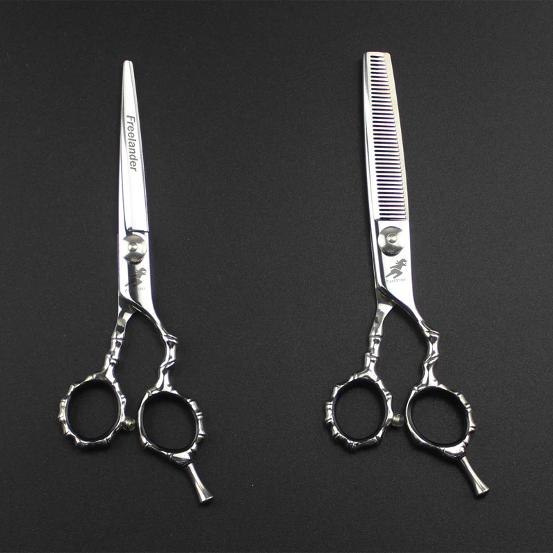 6 inch Professional pet grooming kit, straight scissors and curved pieces