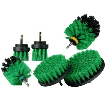 

6 Pcs /Set Power Scrubber Brush Drill Brush Clean For Bathroom Surfaces Tub Shower Tile Grout Cordless Power Scrub Cleaning Kit