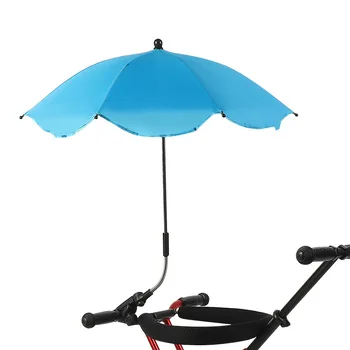 

Stroller umbrella baby artifact trolley tricycle anti-ultraviolet sunscreen sunny rain dual-use umbrella strong umbrella